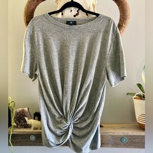 7 for all mankind Grey Twist Tee